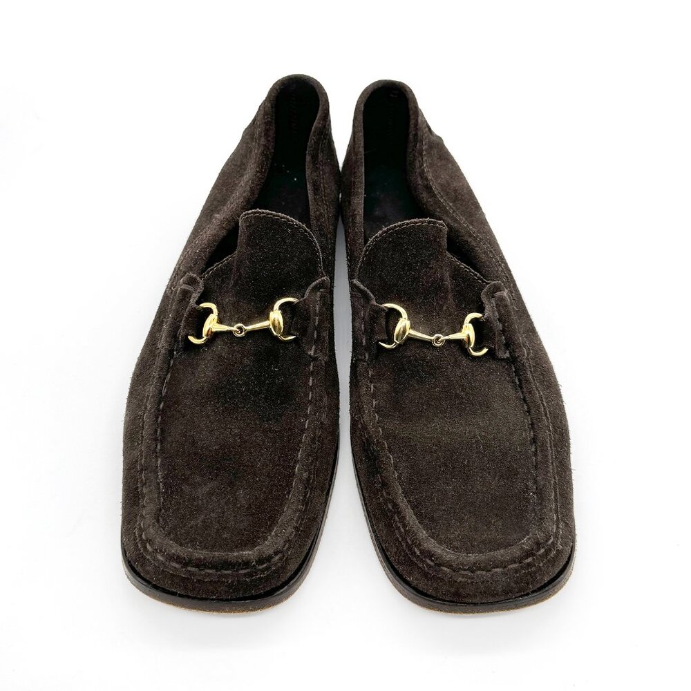 Great Condition Gucci Suede Horsebit Loafers | Size 40.5/ 10.5 | EUC - Picture 3 of 11